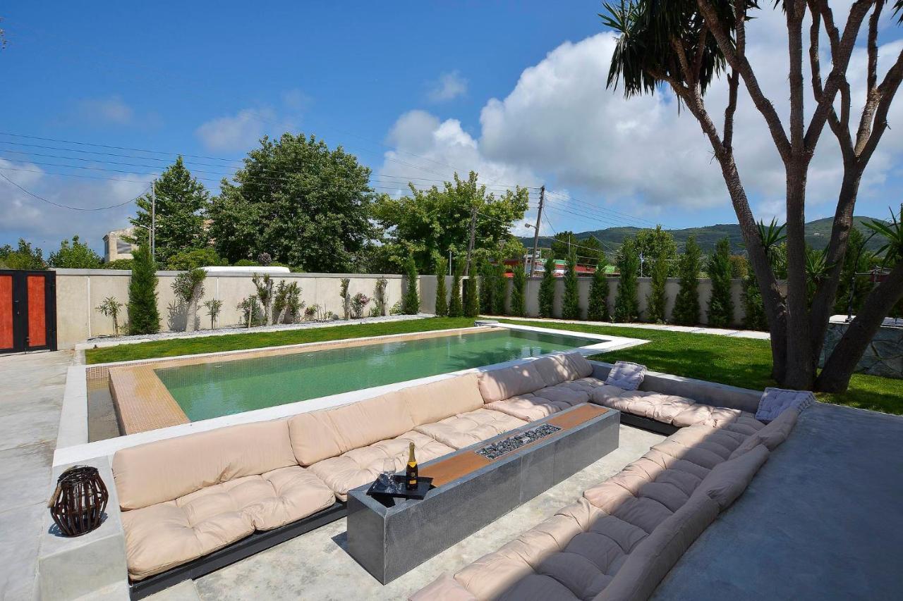 Villa Flamingo - 4 Bedrooms - Private Pool - Next To Renowned Issos Beach & Lake Korission Línia Exterior foto